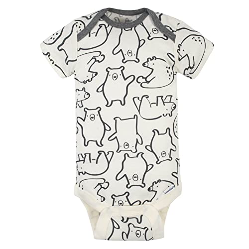 Image of Gerber Unisex Baby 5-Pack Short Sleeve Variety Onesies Bodysuits