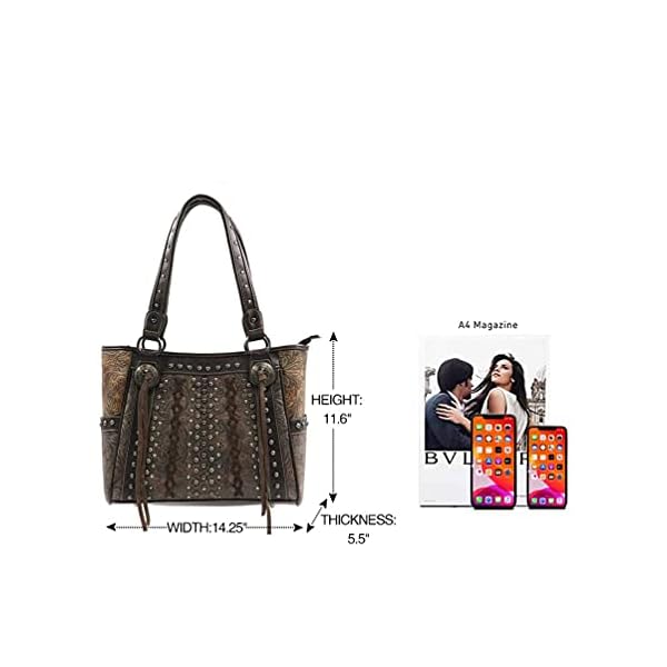 Montana West Leather Tote Bag Sugar Skull Handbag Shoulder Bag For Women ABZ-G017WCF