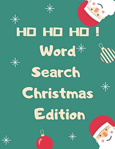 Word Search Christmas Edition: 75 Puzzle Pages With Word Search for Children and Adults! Large Print, Funny Gift For Everyone (75 Pages, 8.5 x 11)