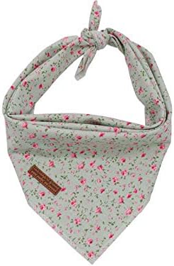 Unique Style Paws Dog Bandanas 1PC Washable Bibs Scarf, Pet Dog Kerchief, Cotton Triangle Dog Scarfs for Small Medium Large Girl or Boy Dogs and Cats