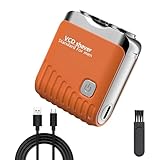 Elektrorasierer Herren, Dual Head Wasserdicht Wiederaufladbare Elektrorasierer, Nass- und Trocken-Rasierer, mit Mikrokamm-Technologie und Präzisionsklingen, für Reisen und Zuhause