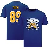 13 Alex Tuch Shirt Tshirt T-Shirt Blue Hockey 100% Cotton Shirt Jersey for Mens/Womens/Kids