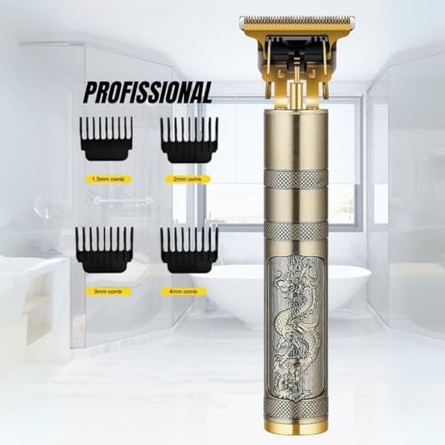 Kit Maquina Dragão Cabelo Barba E Aparador De Pelos Do Nariz Produto completo e eficiente para cuida