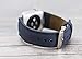 Genuine Leather Blue Band for Apple Watch