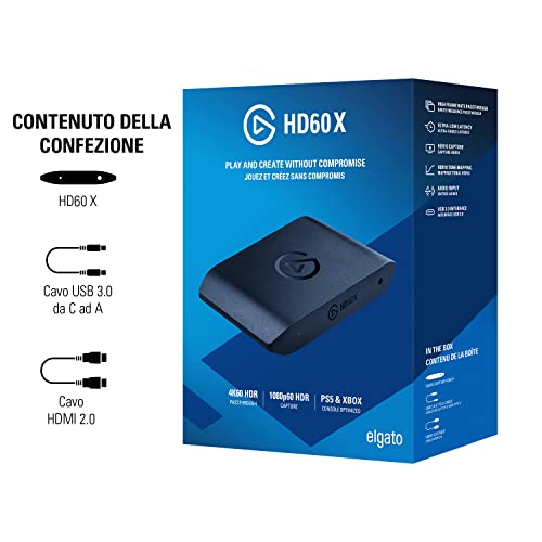 Scheda acquisizione video Elgato 10GBE9901 HD60 X Black - 9