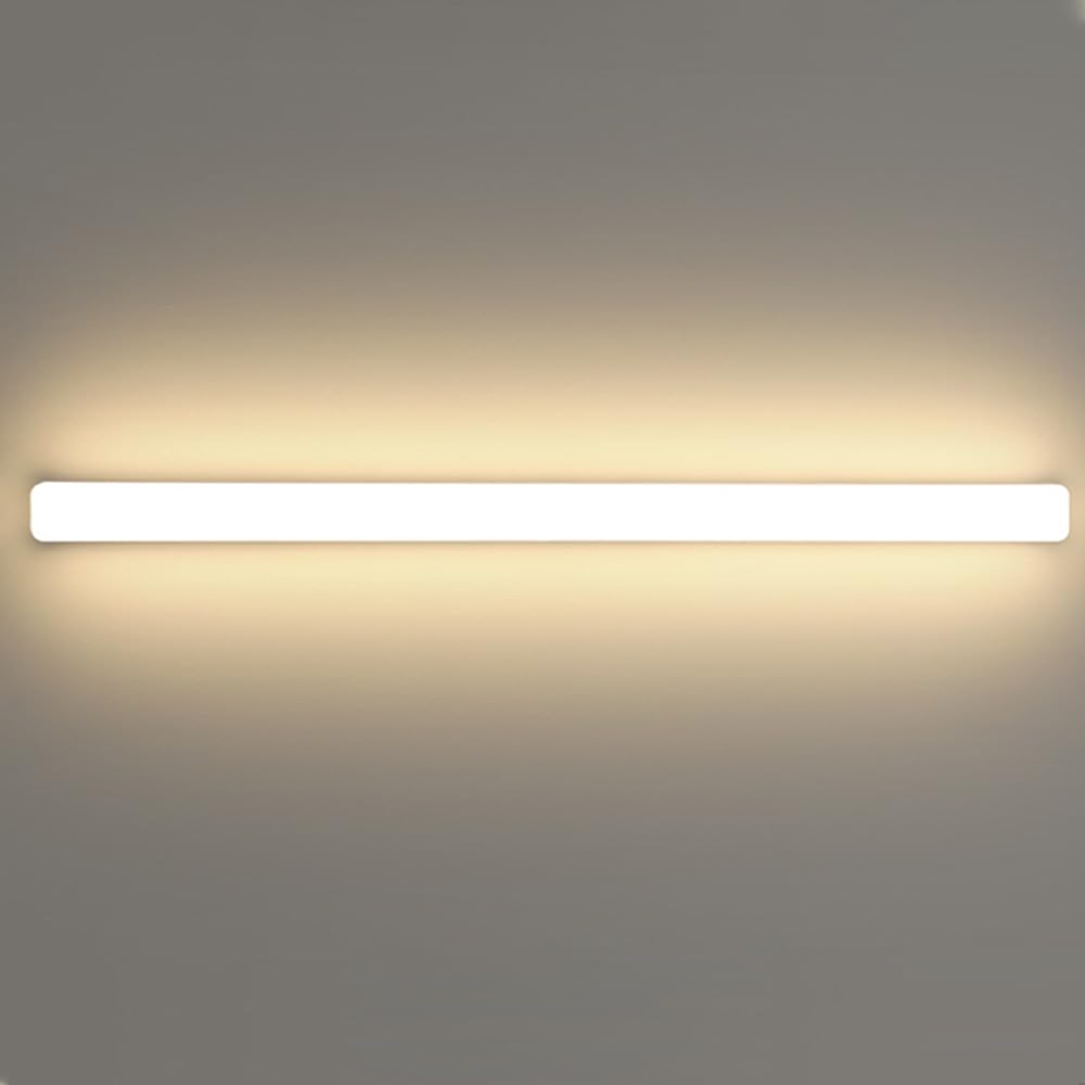 HCZKIUJY Modern LED Acrylic Wall Light - Simple Decorative Sconce for Bedroom, Corridor, and Ceiling (Warm Light-120CM)