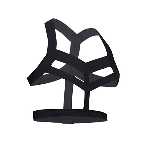 iEFiEL Männer Body Stretch Harness Brust Harness Nylon Geschirr Herren erotik Unterwäsche Dessous Clubwear – Bild 6