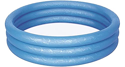 H2Ogo! 3 Rings Kiddie Pool For Toddler, Kids Swimming Pool, Inflatable Baby Ball Pit Pool (Blue, 60") #TOP27