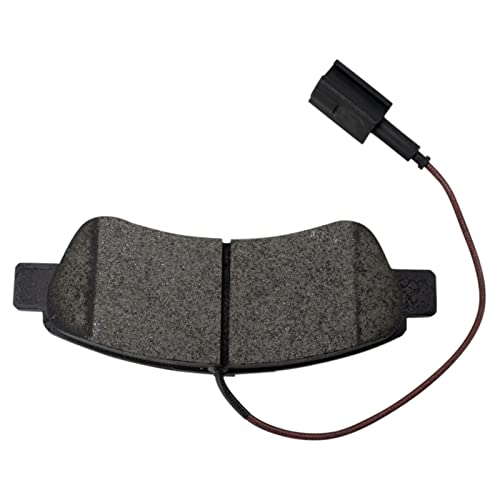 Image of TRQ Rear Brake Pad and Rotor Set Ceramic Solid Rotors Calipers