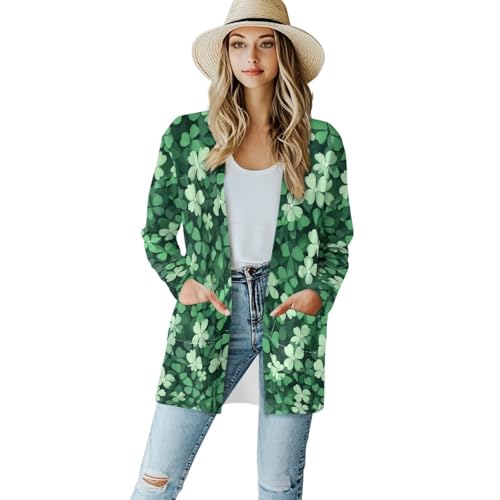 Image of Cardigan for Women Long Sweater Open Front Sweaters Fashion Lightweight Cardigans with Pockets