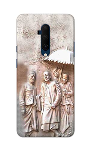 Image of Printed Hard Back Cover Case for OnePlus 7T Pro | OnePlus 7 Pro Back Cover (Sai Baba) -1803