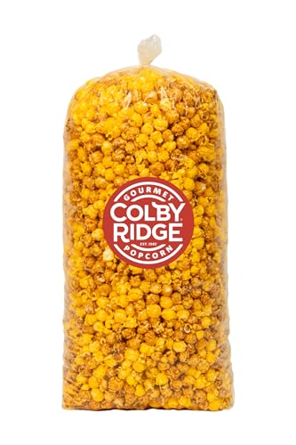Colby Ridge Salted Caramel & Cheese Gourmet Craft Popped Gluten Free Popcorn Bulk Sized Large Gift Party Bags (Bulk 5 Gal. 80 Cups)
