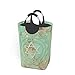 Cesto de lavandería Tradicional Portugués Azulejo Azulejo Cesto de lavandería Plegable Contenedor de Almacenamiento Grande Bolsa de Ropa Duradera con Asas 50L