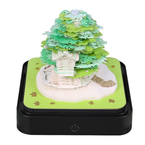Calendrier hebdomadaire de la Terre 3D Zerodis en papier sculpté pour bureau