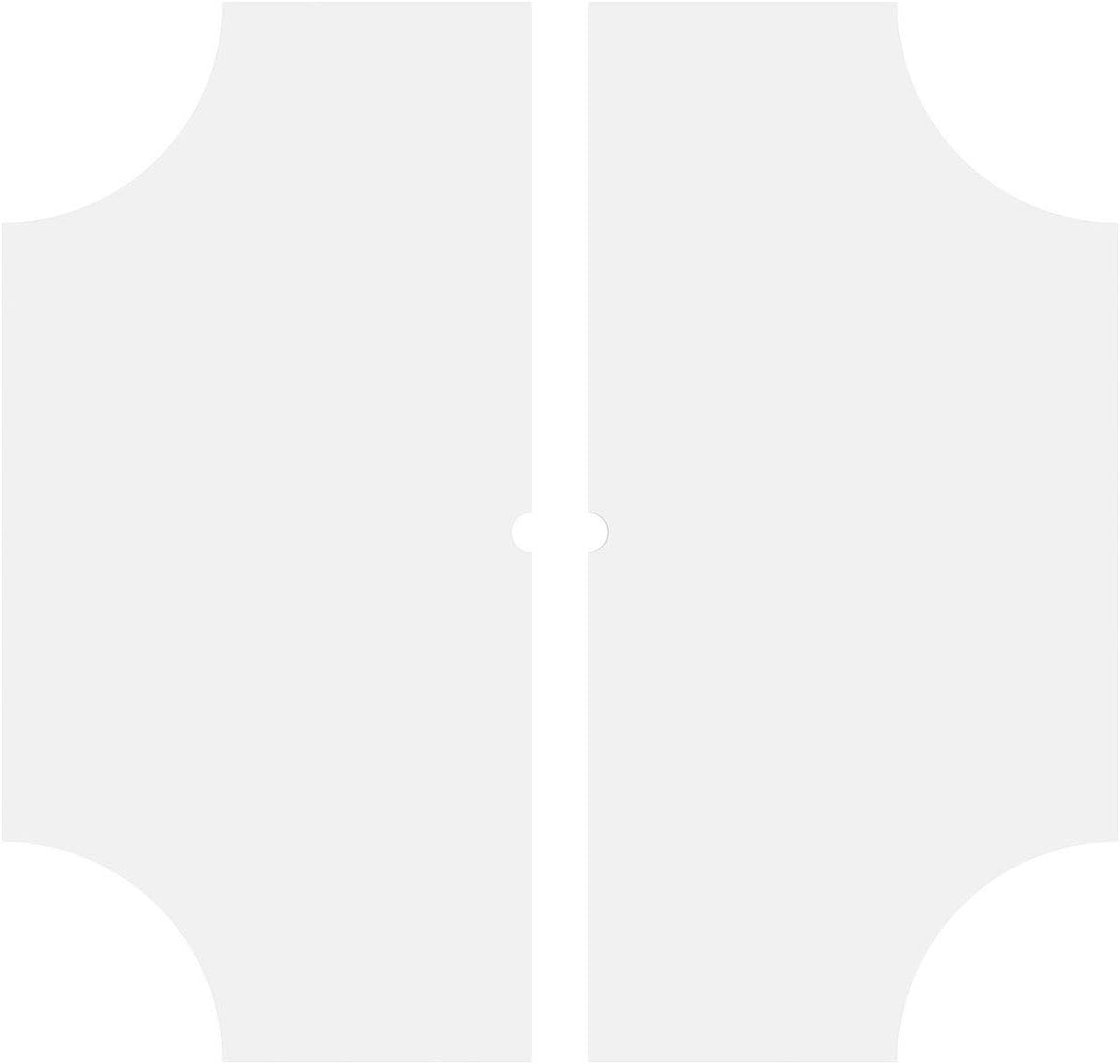 Ekena Millwork CMP26HS2-01000 Haus Architectural Grade PVC Contemporary, Two Piece Urethane Ceiling Medallions 26"OD x 1"ID x 8 1/2"C x 1"P