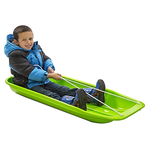 Lucky Bums Kids Plastic Snow Sled, 48-Inch Toboggan, Green #TOP5