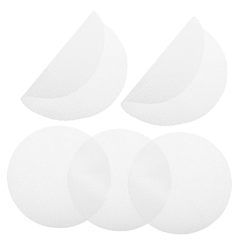 JUMPLAWN 5個 繰り返し使用可能ノンスティックシリコン蒸し器マット 直径 耐熱強化メッシュ 蒸し饅頭 餃子 点心用調理補助 料理用クックパッ