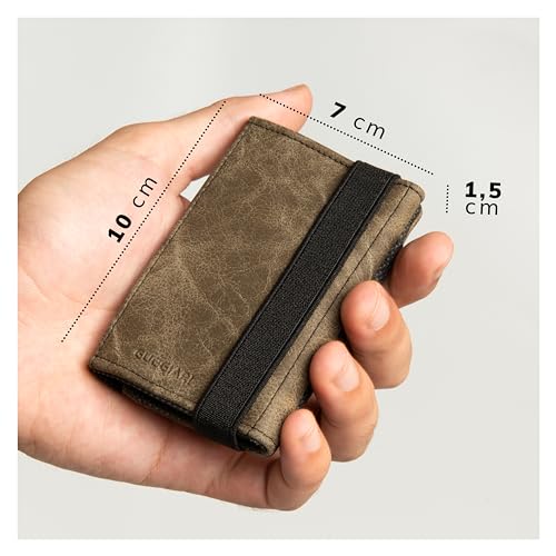 GUGGIARI® Cartera Hombre Cuero de Calidad –Cartera Suave con Monedero, Billetera y Tarjetero - Billeteras, Cartera RFID Antirrobo (Green) - imagen 4
