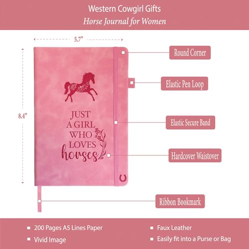 Carnet de notes rose A5 ligné avec stylo pour bureau