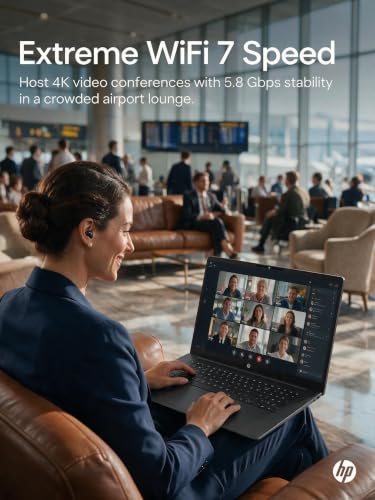 Image of HP 17 Inch AI FHD Laptop Intel Ultra 7 255U 16GB 1TB WiFi 7 Win 11 Pro | 17.3 IPS Anti-glare Display, Bluetooth 6.0, Backlit KB, Intel AI Boost 12 TOPS NPU, Copilot Key, Fast Charge, Mica Silver