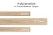 HEXIM listones de madera de densidad media de 2 m, diseño superior,...