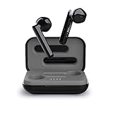 Trust Mobile Primo Touch Auriculares Inalámbricos Bluetooth (10 Horas de Reproducción, Micrófono Incorporado, True Wireless, TWS) Negro