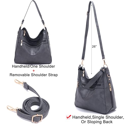 Image of Women Large Crossbody Bags Ladies Satchel Shoulder Handbags Purse and Wallet Set for Women Totes Hobo Purses