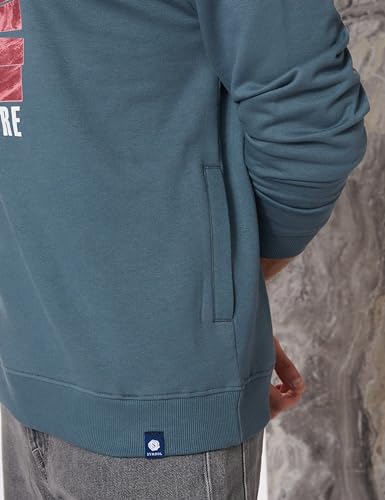 Image of Amazon Brand - Symbol Men Cotton Rich Light Weight Crew Neck Sweatshirt (Regular Fit) (Available in Plus Sizes)