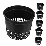 POPETPOP 6pièces Lot de Paniers Hydroponiques Plastique Pots De Fleurs pour Jardin Aquati...