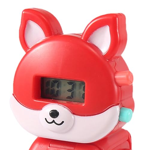 pistro Digital Deformation Watch Toy for Kids, Transforming Animal Timepiece with Silicon Strap, Educational Wrist Accessory for Children4