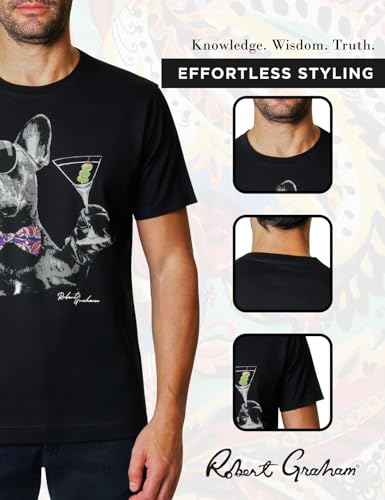 Robert Graham Men's Short Sleeve Crew Neck Cotton T-Shirt4