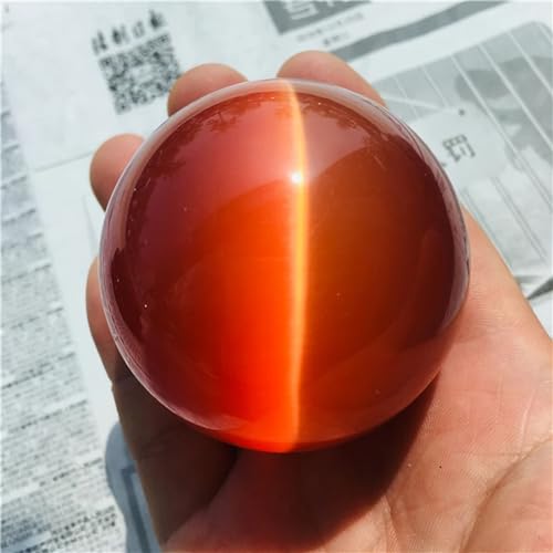 Boule œil de chat rouge 6cm pour réussir vos photos de paysages