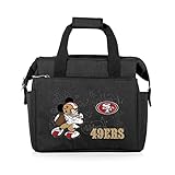 PICNIC TIME unisex adult NFL Mickey On The Go Lunch Cooler, Black, One Size US