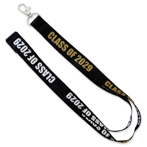 Image of PinMart Class of 2025-2030 School Graduation Lanyard ID Name Badge Keychain