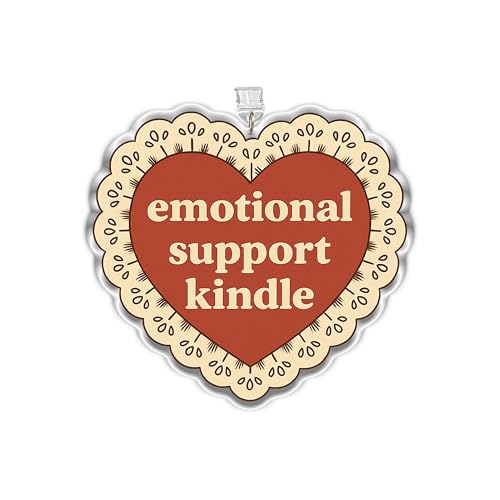 MEIYSTICK Heart Emotional Support Kindle Dust Plug Charms Kindle Charm Acrylic Dust Plug Charm Type C or Lightning Kindle Accessories Charms Mental Health Gifts for Boy Girl (Lightning)
