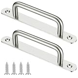 💖【Matériau de qualité supérieure】 Les poignées de porte coulissantes sont fabriquées dans un excellent matériau en acier inoxydable avec une résistance maximale à la corrosion, robuste et durable pour une utilisation à long terme.