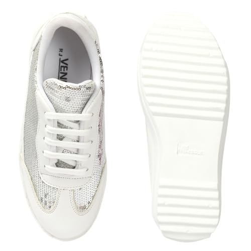 Image of Vendoz Women Party & Casual Glitter Wedding Bridal Sneakers