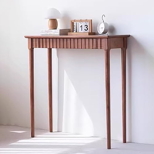 Mesa consola estrecha y moderna – Mesa de entrada de madera de 31.5 pulgadas, mesa de sofá larga para sala de estar, pasillo y espacios pequeños, muebles elegantes para entrada