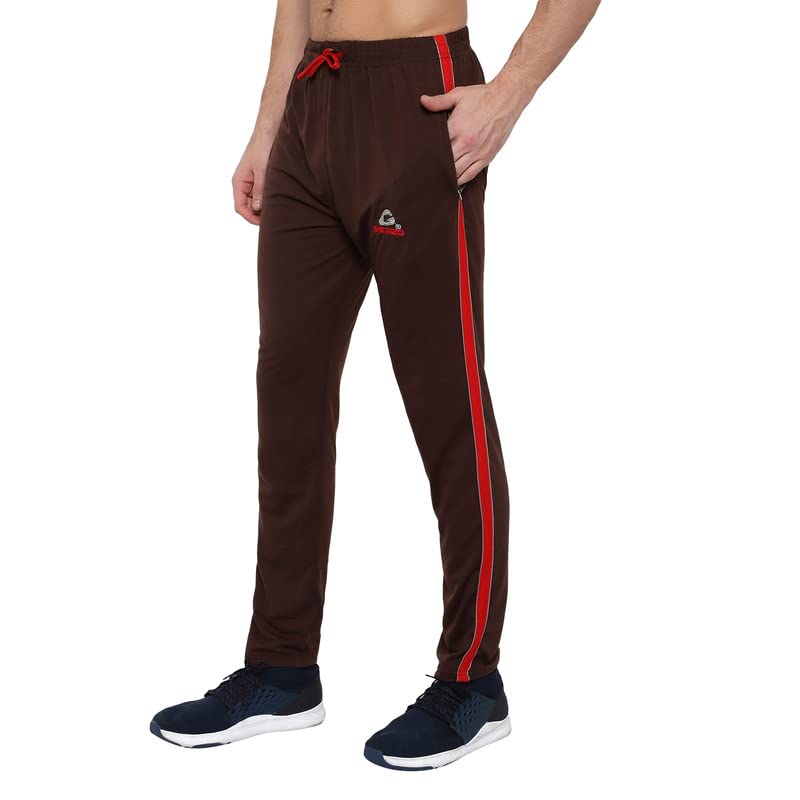 Image of GOLAZO Regular Fit Multicolor Cotton Track Pants for Men with Comfort and Style in Your Athelisure Wear