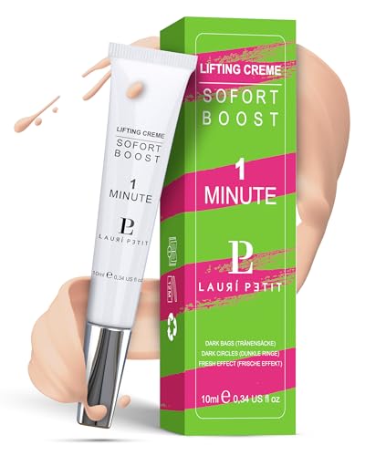 Lauri Petit® Anti Aging Augencreme 10ml – Augen Creme gegen Falten und Augenringe, dunkle Tränensäcke – Soforteffekt in nur 1 Min – Dark circle eye cream – Augenpflege für Frauen und Männer