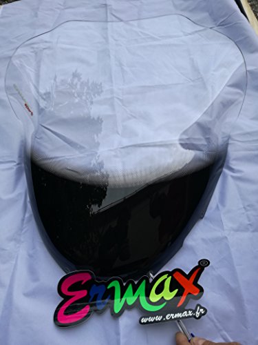 Cupolino Sport Ermax Per Suzuki Burgman 650 Executive 2013-2018 - Fume Nero Chiaro 51cm
