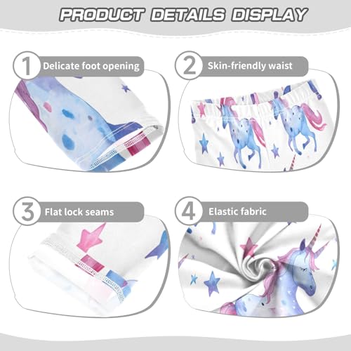 Toddler Girls Leggings Printed Yoga Pants Leggings Cute Watercolor Unicorn for Kids3