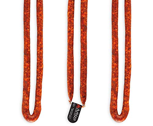 Chistorra De Arbizu La Autentica - Chistorra De Navarra - Chistorra Fruto De Una Elaboración Tradicional - La Chistorra De Arbizu Se Elabora Con Carne De Cerdo Lote 3 Chistorras