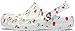 Crocs Baya Seasonal Printed Clog White/Cherry Men's 13, Women's 15 Medium