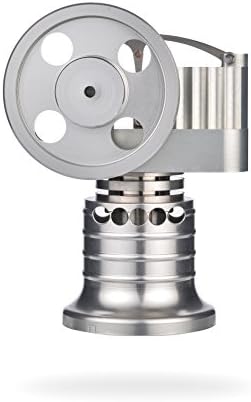 Lieyang Stand Style Mini Hot Air Stirling with Big flywheel Engine Model All Metal Made