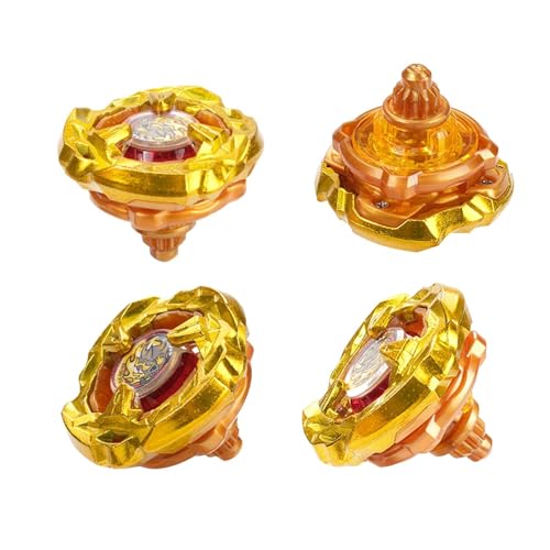 Gyro X Battle Blade Set, 6 Right Spinning Tops and 2 X Launhcers, Great Starter Gyro Pack for Boys Toys Kids Birthday Toy 6+ by DEZAWRTY - Image 7