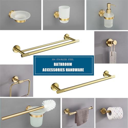 Fixation murale robuste en laiton pour porte-robe et accessoires de douche - 3