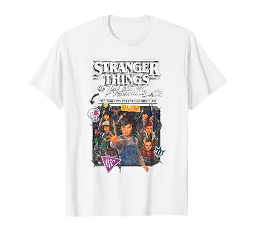 Stranger Things Tales from '85 Group Poster Camiseta