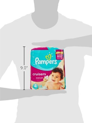 Pampers Cruisers Diapers Size 4, 24 Count