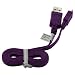 Produktbild Highspeed Micro USB 2.0 Flachkabel Ladekabel Datenkabel für Nokia 105 2017 130 2017 150 216 3 3310 2017 5 6 Nubia Z9 Max Oukitel K6000 Pro Phicomm Clue 2S Energy 3+ 4s Passion 3 4 Ruggear RG740
